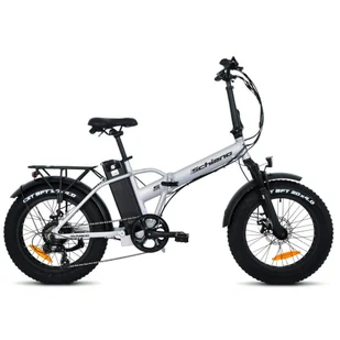 Rower elektryczny składany 20″ gruby, stalowy, amortyzowany - Rowery elektryczne - miniaturka - grafika 1