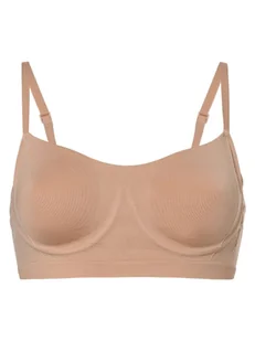 Calvin Klein - Damski biustonosz wielofunkcyjne ramiączka, beżowy - Biustonosze - miniaturka - grafika 1