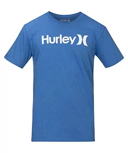 Hurley Hurley Chłopcy B One&only Solid Tee S/S T-shirty niebieski Gym Blue L BQ1504 - Koszulki dla chłopców - miniaturka - grafika 1
