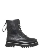 Botki damskie - Patrizia Pepe Botki w kolorze czarnym - miniaturka - grafika 1