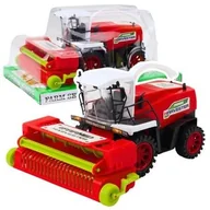 Samochody i pojazdy dla dzieci - Kombajn rolniczy z napędem czerwony Leantoys - model lub pojazd - miniaturka - grafika 1