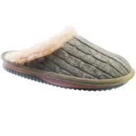 Akcesoria do rehabilitacji - Puszyste wygodne kapcie Scholl Brienne : Kolor - Szary, Rozmiar_SCHOLL - 37 - miniaturka - grafika 1