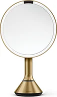 Lusterka do makijażu - Lustro sensorowe Simplehuman 20 cm mosiądz z kontrolą natężenia światła - miniaturka - grafika 1