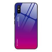 Etui i futerały do telefonów - Gradient Glass etui pokrowiec nakładka ze szkła hartowanego Xiaomi Redmi 9A różowo-fioletowy - miniaturka - grafika 1