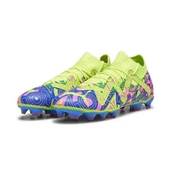 Piłka nożna - PUMA Unisex Future Match Energy Fg/Ag buty piłkarskie, Ultra niebieski żółty alarm świecący różowy, 39 EU - miniaturka - grafika 1