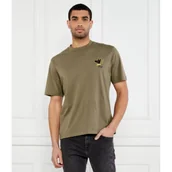 Koszulki męskie - Hugo Blue T-shirt Nagulop | Relaxed fit - miniaturka - grafika 1