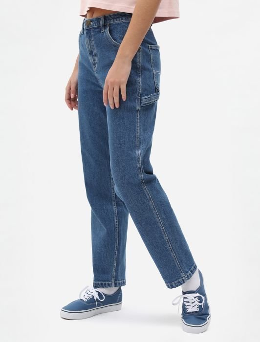 jeans donna dickies ellendale - dk0a4xekclb1 classic blue