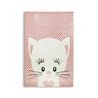 Dywany dla dzieci - DYWAN DZIECIĘCY AVANOS KIDS KOT 160X230 RÓŻ - miniaturka - grafika 1