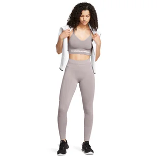 Damskie legginsy treningowe Under Armour UA Vanish Seamless Legging - beżowe - UNDER ARMOUR - Spodnie sportowe damskie - miniaturka - grafika 1