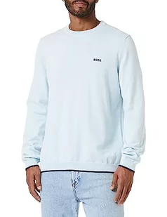 BOSS Rallo bluza męska z dzianiny, Open Blue471, XXL - Bluzy męskie - miniaturka - grafika 1