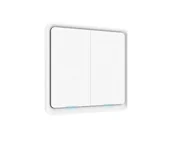 Systemy inteligentnych domów - Tuya T598 Przełącznik 2 obwody biały seria KT ZigBee 3.0 - miniaturka - grafika 1