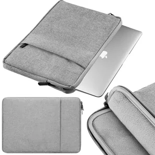 Etui case torba pokrowiec uniwersalne do tabletów Samsung Apple Lenovo Thinkpad Matebook Xiaomi Asus laptopa Macbook AIR 13 13,3" | XL szary - Części i akcesoria do laptopów - miniaturka - grafika 1