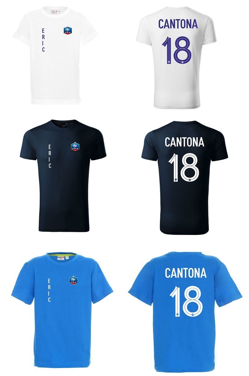 Koszulka Francja ERIC CANTONA 18