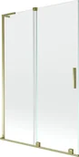 Parawany nawannowe - Mexen Velar L parawan nawannowy 2-skrzydłowy rozsuwany 120 x 150 cm, transparent, złoty - 896-120-003-01-50 - miniaturka - grafika 1