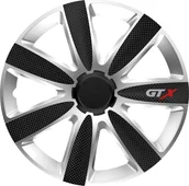 Kołpaki samochodowe - Kołpak Versaco Kołpak GTX carbon black / silver 15``, 1 szt. - miniaturka - grafika 1