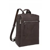 Plecaki - Pojemny Plecak Damski Format A4 Brązowy LUIGISANTO BI5842 Coffe - miniaturka - grafika 1