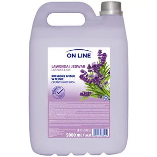 REFILL, On Line Ol Mydło, Kremowe Lawenda I Jedwab, 5L - Mydła - miniaturka - grafika 1