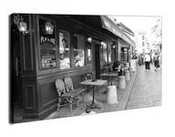 Obrazy i zdjęcia na płótnie - Paryż Montmartre. Kawiarnia. - obraz na płótnie Wymiar do wyboru: 80x60 cm - miniaturka - grafika 1