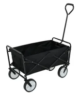 Taczki - Elior Składany czarny wózek turystyczny M1-Z22 - miniaturka - grafika 1