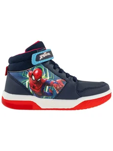 Chłopięce sneakersy Spiderman granatowy, Leomil - Buty dla chłopców - miniaturka - grafika 1