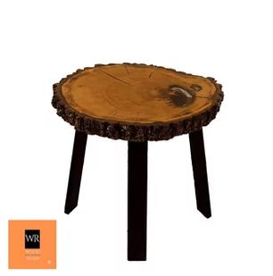 Stół Z Plastra Drewna Żywica Epoksydowa 57 cm x 62 cm x 5,5 Cm | Pdos_113443_Z03 / Wood & Resin - Ławy i stoliki kawowe Stół Z Plastra Drewna Żywica Epoksydowa 57 cm x 62 cm x 5,5 Cm | Pdos_113443_Z03 / Wood & Resin - Ławy i stoliki kawowe - miniaturka - grafika 1