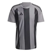 Piłka nożna - Męska Koszulka z krótkim rękawem ADIDAS STRIPED 24 JSY IW2145 – Szary - miniaturka - grafika 1