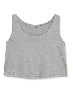 Build Your Brand Damska koszulka oversized tanktop, szary (Heather Grey), 5XL - Koszulki i topy damskie - miniaturka - grafika 1