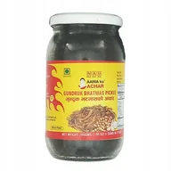 Pasztet i przetwory mięsne - Marynowane zielone liście z soją Gundruk Bhatmas Pickle Aama Ko Achar 200g - miniaturka - grafika 1