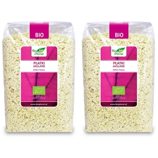 Bio Planet Płatki jaglane Zestaw 2 x 600 g Bio - żywność - Płatki śniadaniowe i musli - miniaturka - grafika 1
