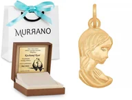 Dewocjonalia - Złoty medalik 585 Matka Boska PREZENT GRAWER - miniaturka - grafika 1