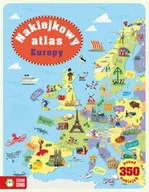 Atlasy i mapy - Naklejkowy atlas Europy naklejkowy album - Jonathan Melmoth - miniaturka - grafika 1