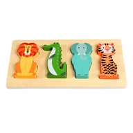 Puzzle - Puzzle drewniane Colourful Creatures – Rex London - miniaturka - grafika 1