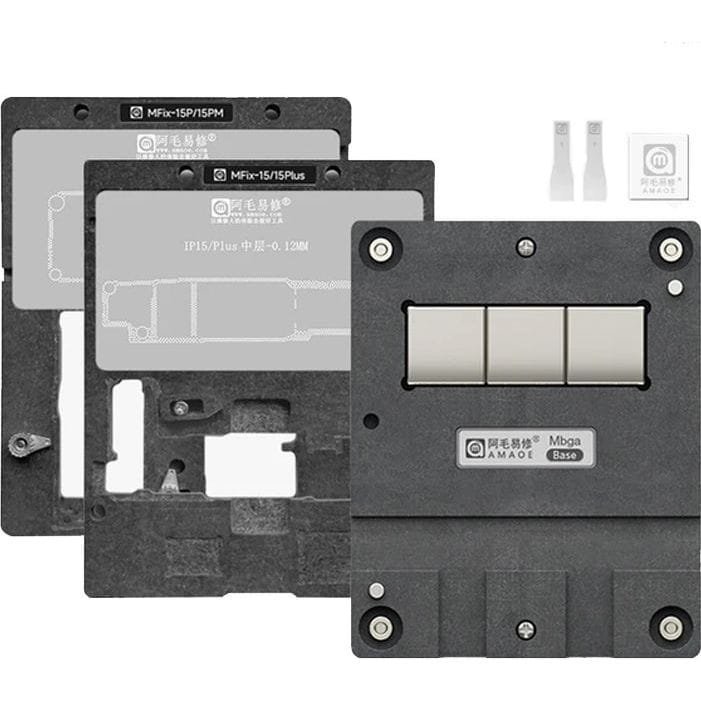 Zestaw platform, podstawek AMAOE MFix-15 do napraw płyty głównej do serii iPhone 15