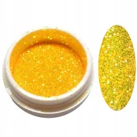 Ozdoby do paznokci - Indigo Pixel Effect Neon Yellow pyłek brokat 2,5 g - miniaturka - grafika 1