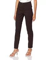 Spodnie damskie - GERRY WEBER Edition Jeansy damskie o kroju slim fit, brązowy/czarny/camel, 48 PL - miniaturka - grafika 1