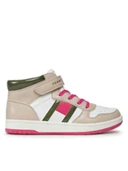 Buty dla dziewczynek - Tommy Hilfiger Sneakersy T3A9-32961-1434Y609 D Beżowy - miniaturka - grafika 1