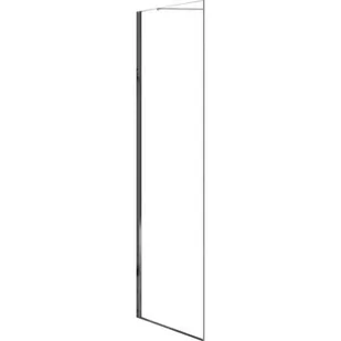 Rea Molier ścianka prysznicowa 90 cm boczna profile chrom K8535 K8535 - Ścianki i drzwi prysznicowe - miniaturka - grafika 2
