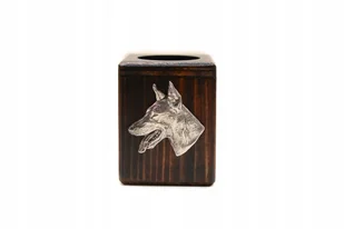 Doberman Dobermann Świecznik podgrzewacz tealight - Świeczniki - miniaturka - grafika 1