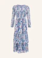 Sukienki - Swing Sukienka Wieczorowa Z Siateczki blau - miniaturka - grafika 1