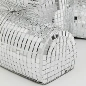 Lampy stojące - Lampa stołowa Kare Bear Disco, czarna, lustrzana - miniaturka - grafika 1