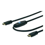Kable - Assmann Kabel HDMI V1.3 typ A M/M HQ wzmacniacz 30m FHD [AK-330105-300-S] - miniaturka - grafika 1
