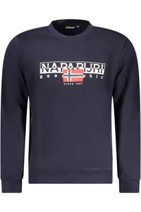 NIEBIESKA BLUZA BEZ ZAMKA MĘSKA NAPAPIJRI - Napapijri - Bluzy męskie - miniaturka - grafika 1