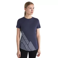 Koszulki sportowe damskie - Damska koszulka termoaktywna Icebreaker Merino 125 Cool-Lite™ Sphere III SS Tee Peak Quest graphite - L - miniaturka - grafika 1