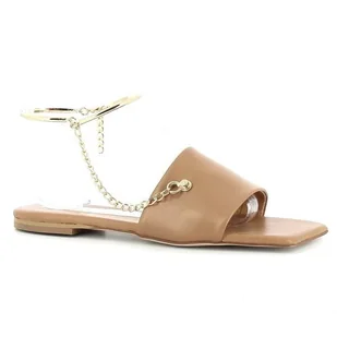 Klapki damskie rude CARINII - Carinii - Klapki i japonki damskie - miniaturka - grafika 1