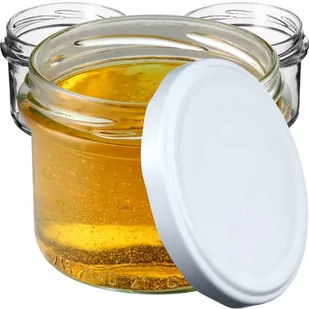 Słoiki Tartu 235ml 50 szt. 82mm + wieczka białe - Pojemniki kuchenne - miniaturka - grafika 1