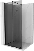Ścianki i drzwi prysznicowe - Mexen Velar ścianka prysznicowa rozsuwana Walk-in 100 x 200 cm, grafit 8 mm, czarna - 871-100-000-43-70 - miniaturka - grafika 1