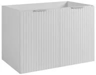 Szafki łazienkowe - Biała dwudrzwiowa wisząca szafka do łazienki 80 cm R2-E70 - miniaturka - grafika 1