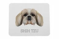 Podkładki pod mysz - Shih Tzu geometryczny Podkładka pod mysz myszkę - miniaturka - grafika 1