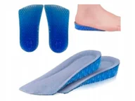 Akcesoria obuwnicze - PODPIĘTKI WKŁADKI PODWYŻSZAJĄCE ŻELOWE AMORYZUJĄCE NA BOLĄCĄ PIĘTĘ OSTROGI - miniaturka - grafika 1