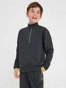 Swetry dla chłopców - Sinsay - Bluza - czarny - miniaturka - grafika 1
